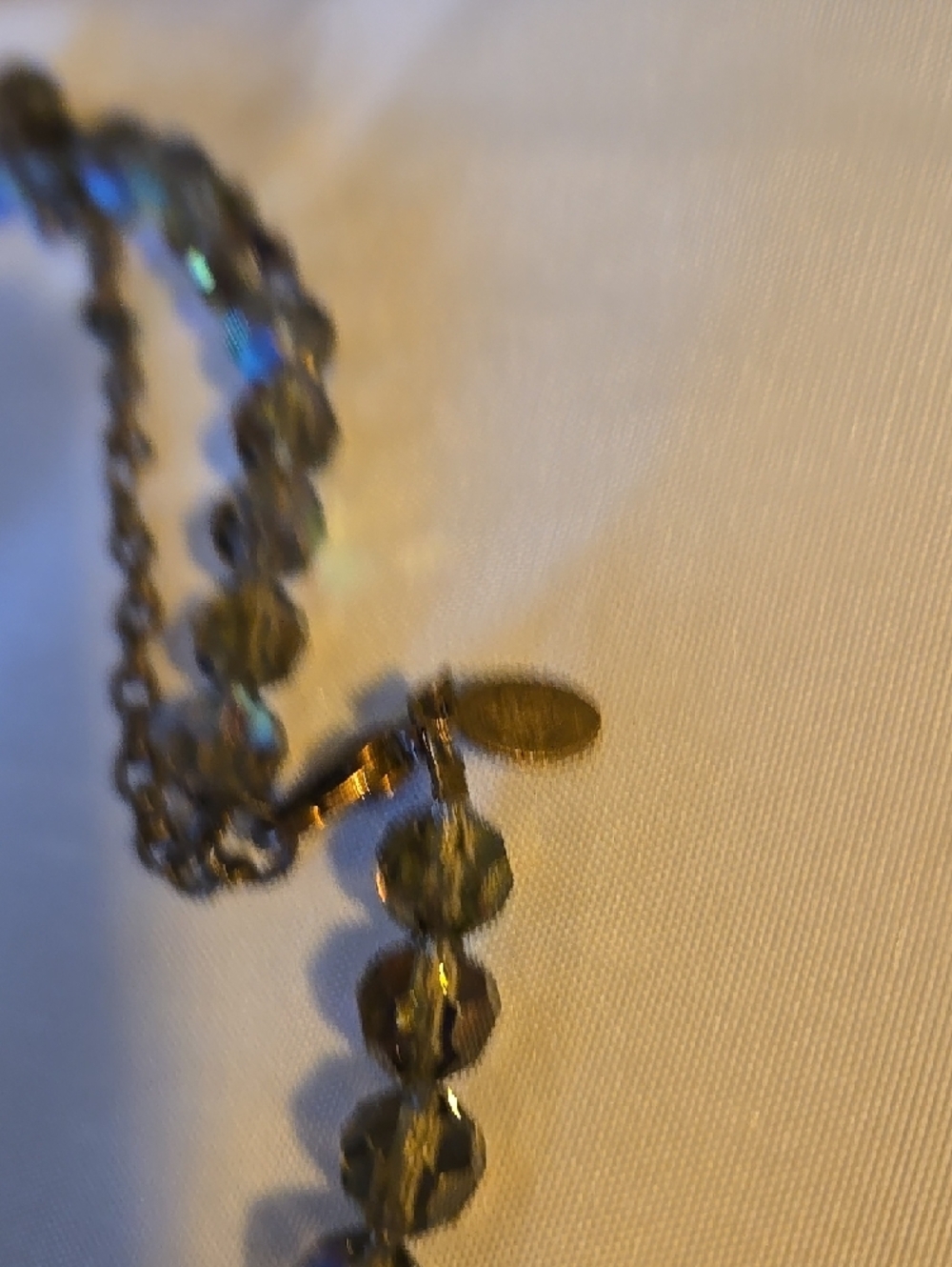 Kirks Folly Iridescent Black Crystal Beaded Necklace - Picture 6 of 8